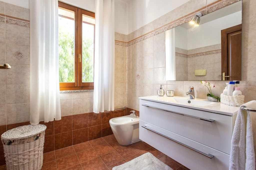 Alghero Villa Mistral Per 7 Persone Terrazza Bbq Ac Wifi Экстерьер фото